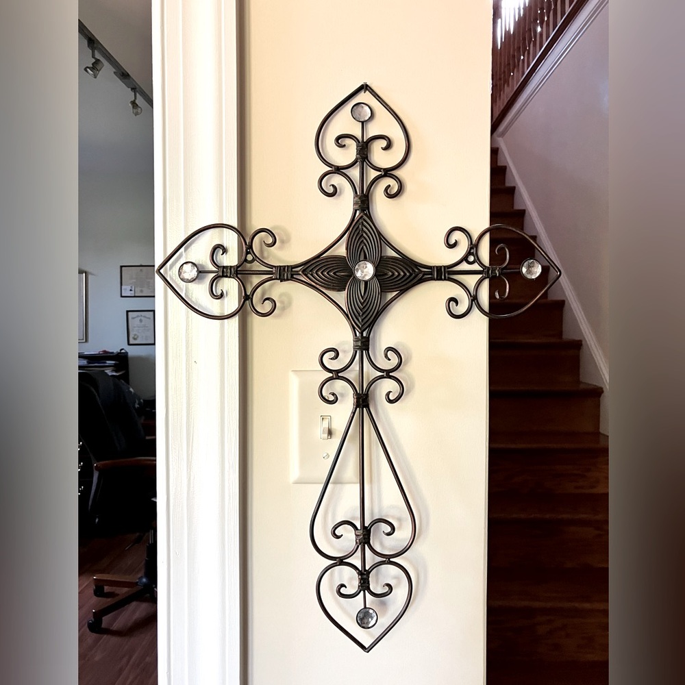Used Wrought Iron Cross